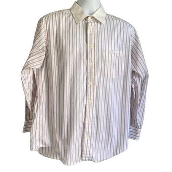Burberrys Long Sleeve Button Down Dress Shirt Mens 16.5 - Picture 1 of 6